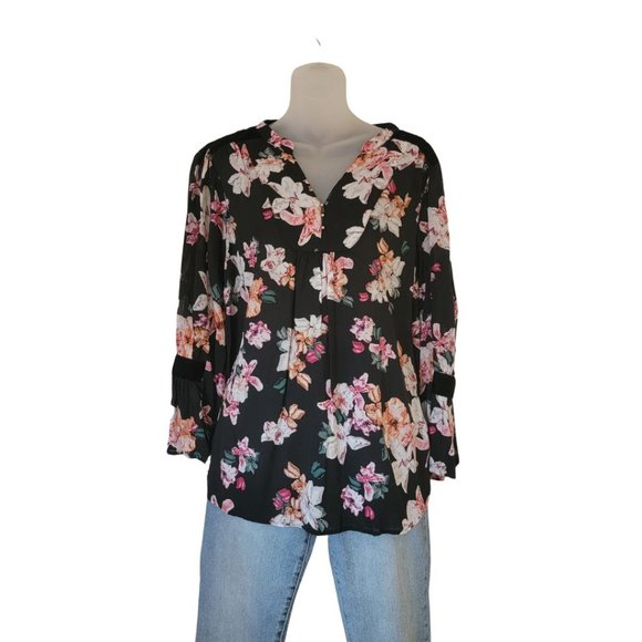 Floral Blouse Long Sleeve - Picture 2 of 16